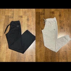 Women’s North Face & Reebok Sweatpants Bundle-Both Size Medium
